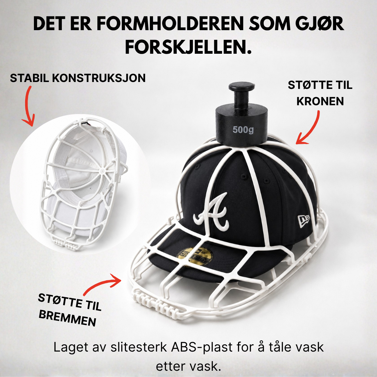 Capsvasker - (Formholder + Premium vaskepose)