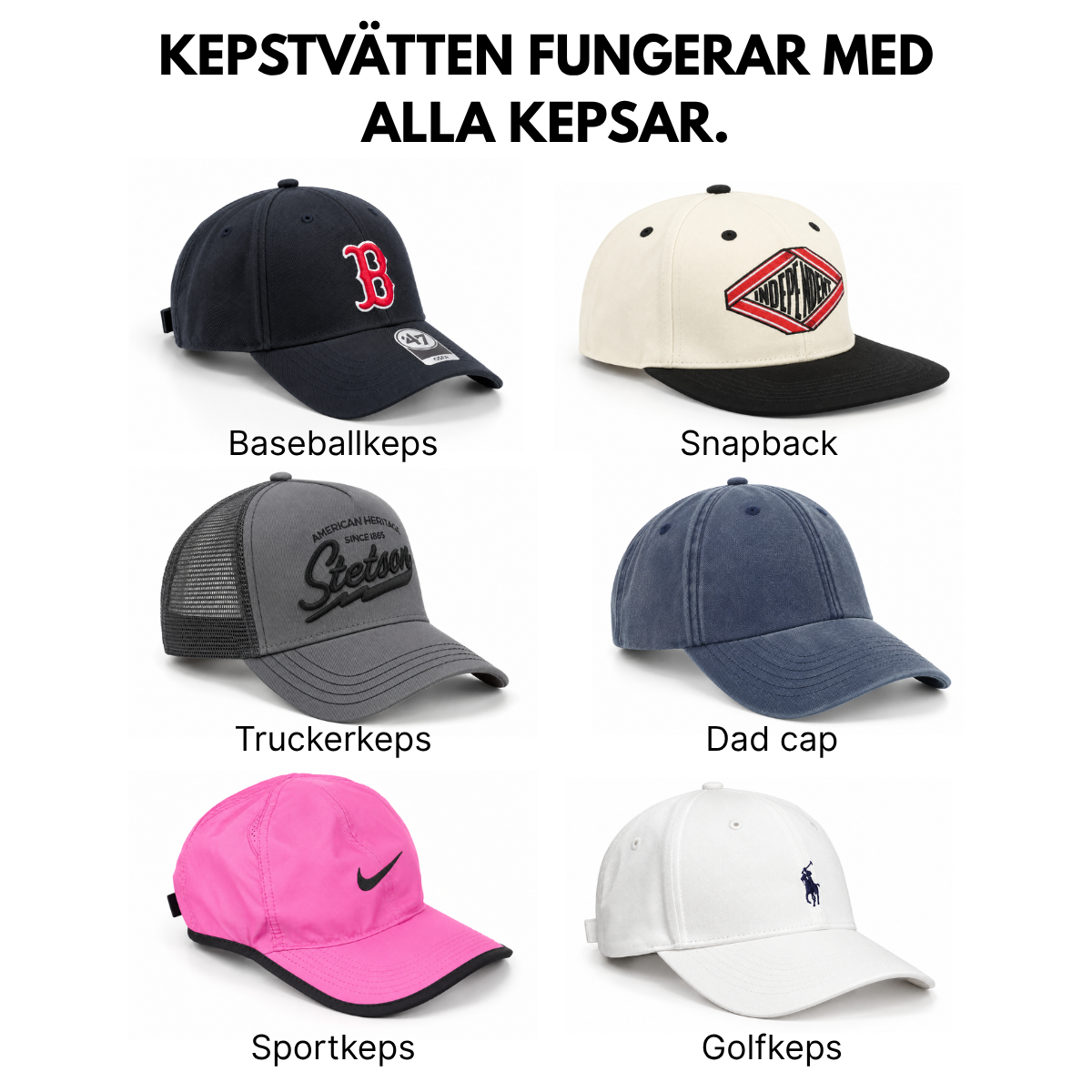 Kepstvätten - (Formhållare + Premium tvättpåse)